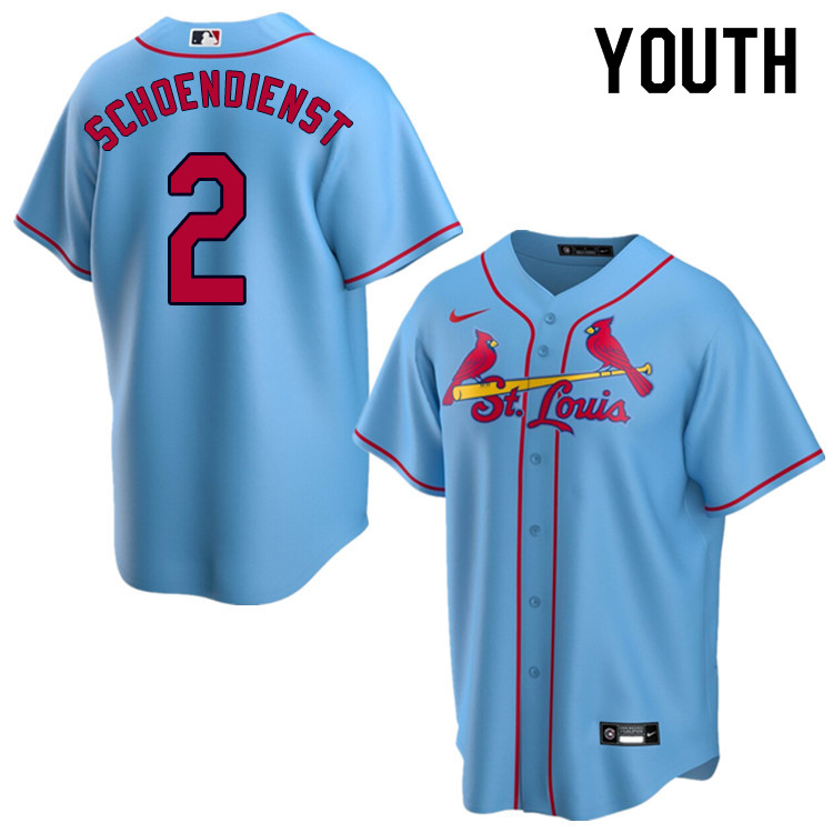 Nike Youth #2 Red Schoendienst St.Louis Cardinals Baseball Jerseys Sale-Blue